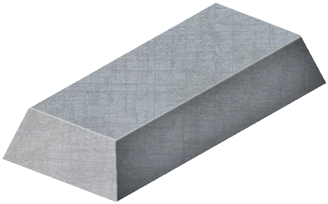 Iron Ingot Related Keywords & Suggestions - Iron Ingot With Transparent Background (1024x1024), Png Download