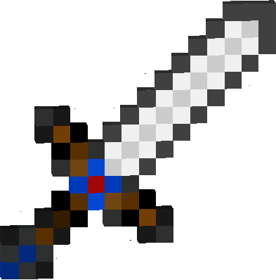Minecraft Iron Texture Iron Sword Texture - Espada De Oro Minecraft (393x398), Png Download