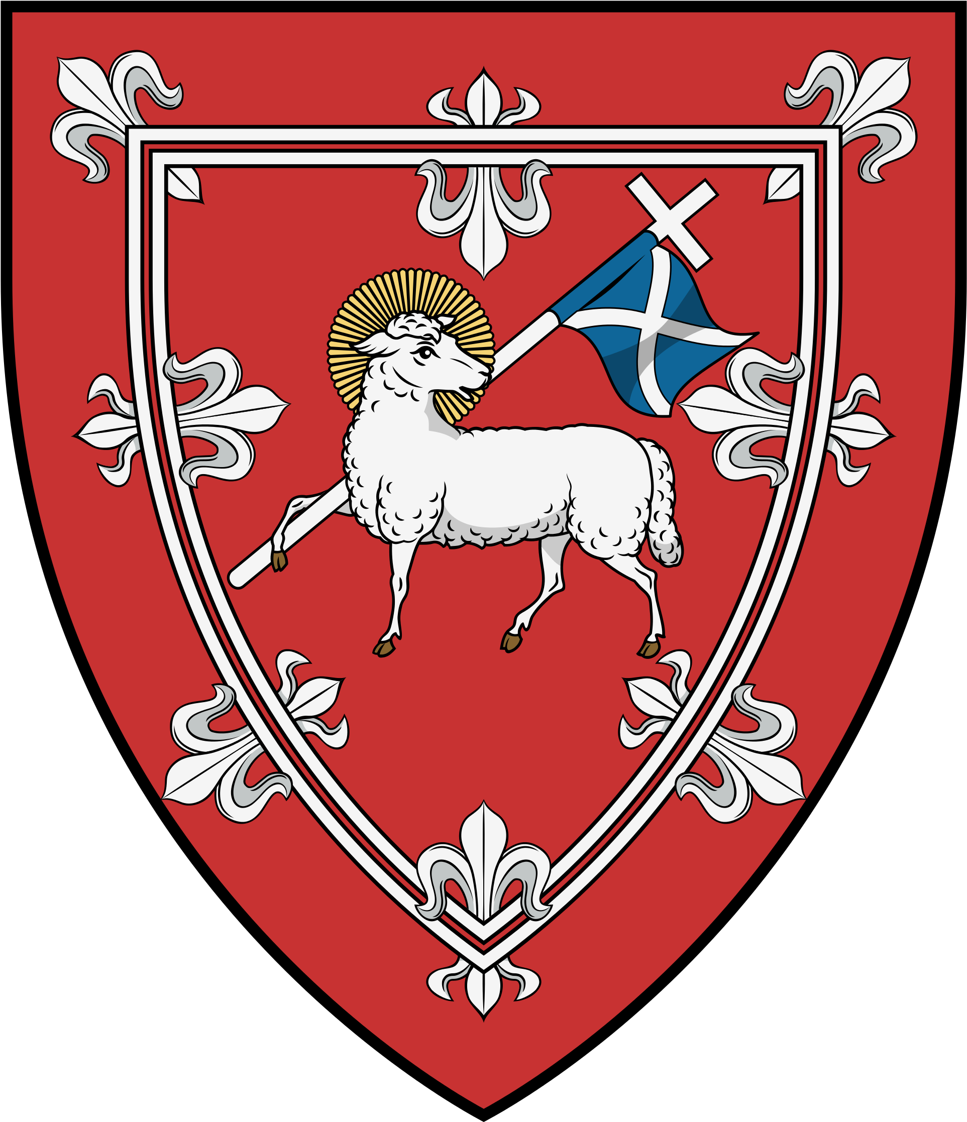 Open - Perth Coat Of Arms (2000x2308), Png Download