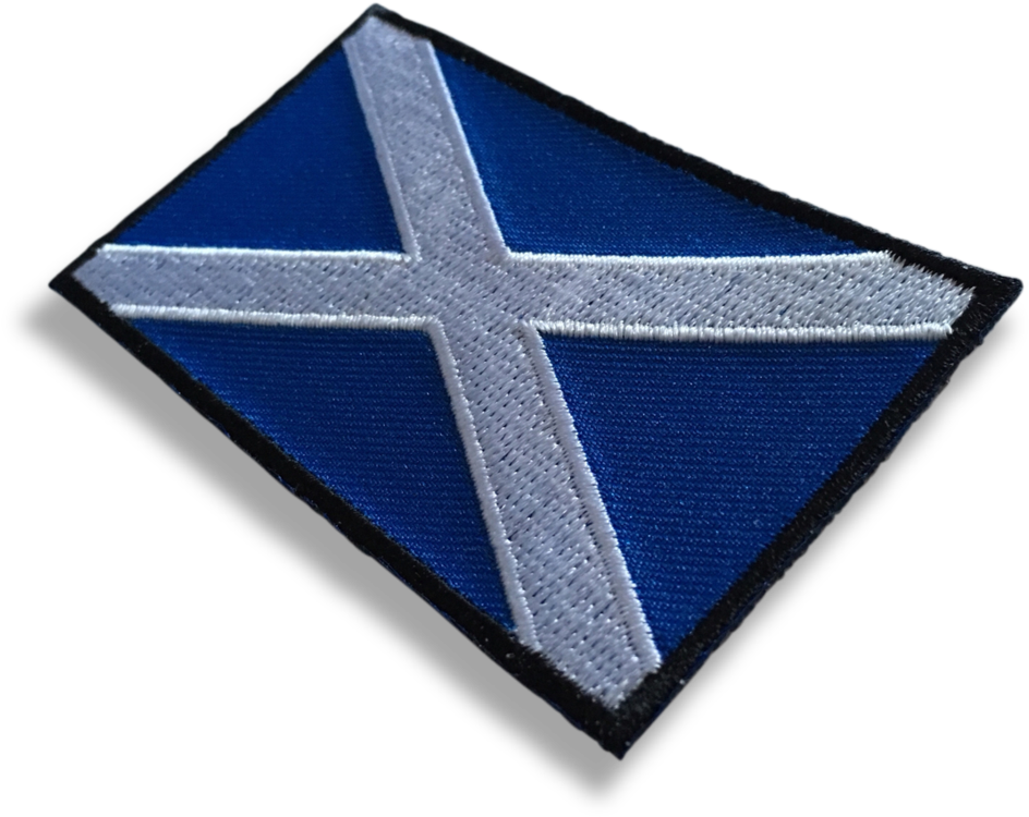 3" Proud To Be Scottish With Scotland Flag Patch Set - Scotland (1000x1002), Png Download
