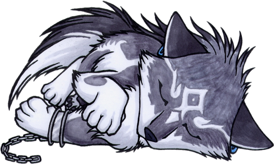 The Legend Of Zelda - Baby Wolf Link (600x394), Png Download