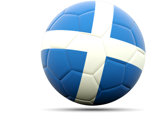 Illustration Of Flag Of Scotland - Football With Scotland Flag (640x480), Png Download
