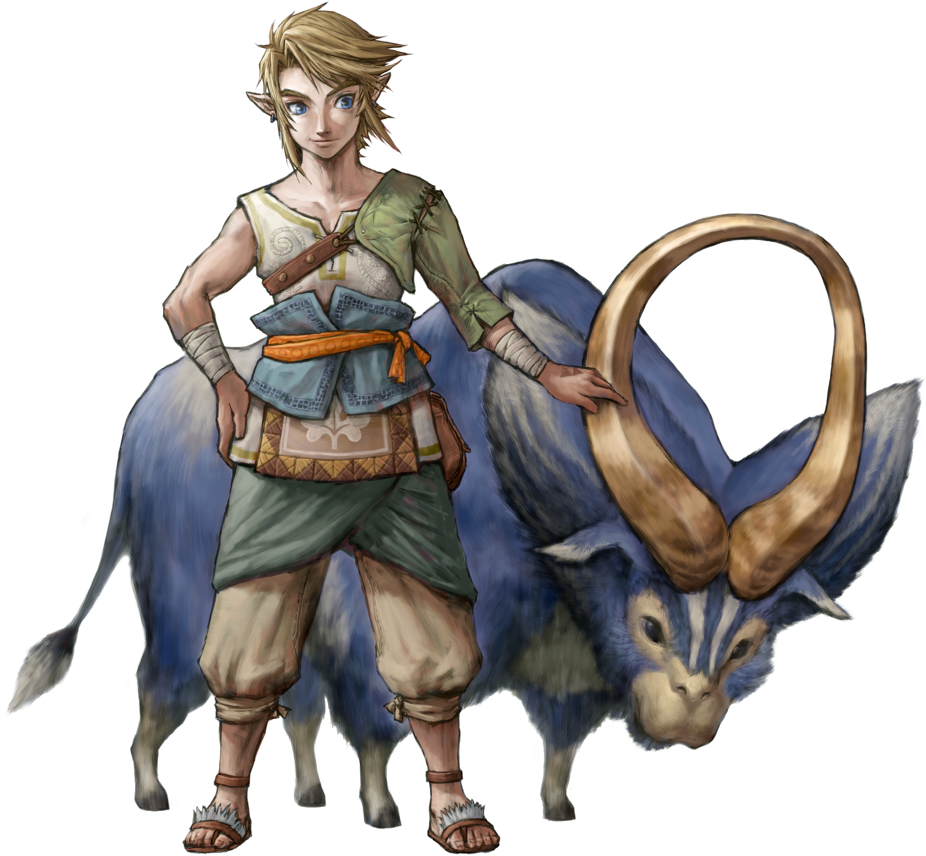 Travel Between Worlds Of Light And Dark To Save Hyrule - Link Twilight Princess Village (379x349), Png Download