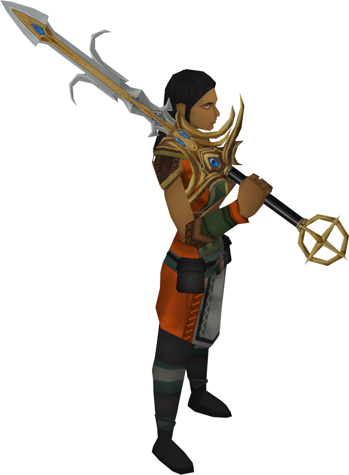 Runescape 3 Saradomin Godsword (705x959), Png Download