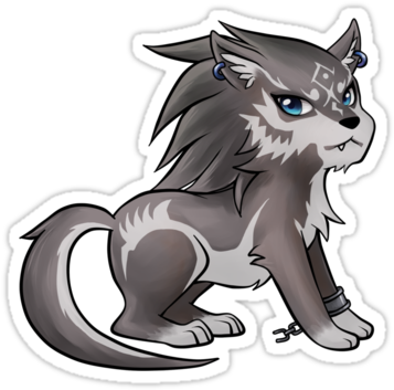 Twilight Princess" Stickers By Vanesa Aguilar - Link (375x360), Png Download