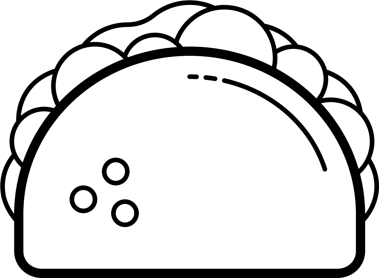 It's A Picture Of A Taco - Taco (1600x1600), Png Download