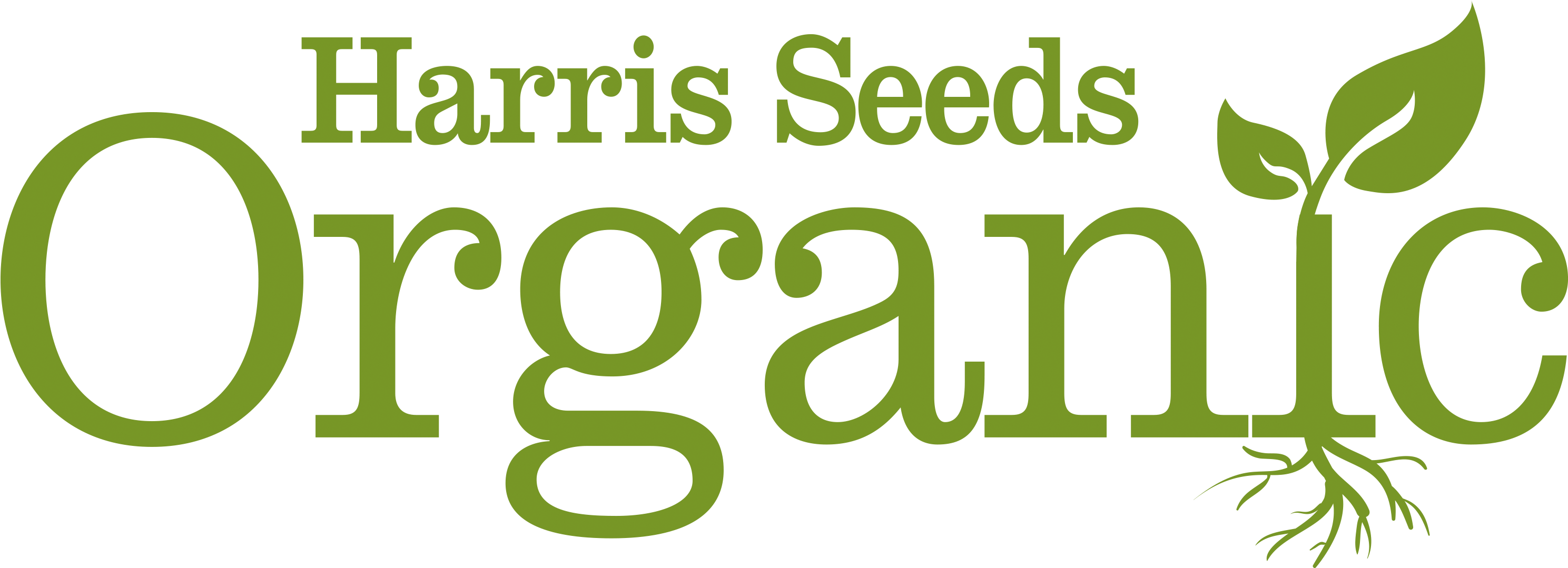 Hsorganic Logo Rgb Final - Organic Food (3220x1170), Png Download