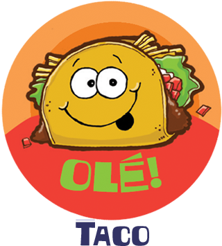 Stinky Scratch N Sniff Stickers Taco - Taco Scratch N Sniff (350x360), Png Download