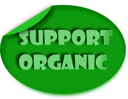 Support Organic Logo - Organic Vegetables (417x323), Png Download