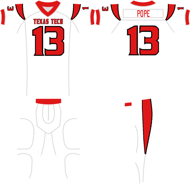 Texastechconceptaway - Sports Jersey (640x622), Png Download