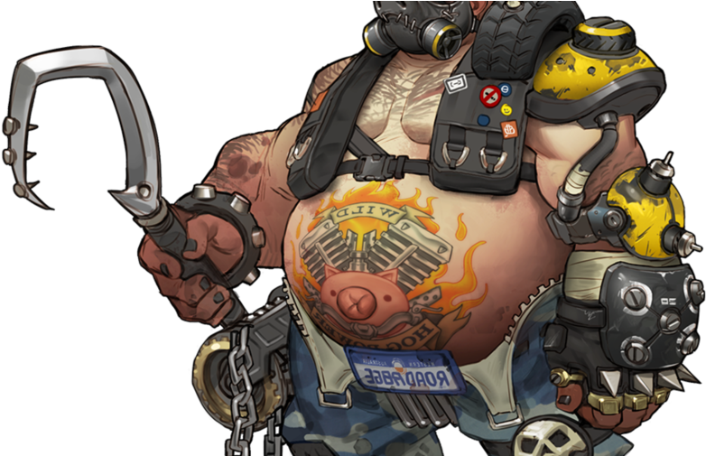 Loading Seems To Be Taking A While - Roadhog Overwatch Keychain Or Pendant, Oval Overwatch (960x504), Png Download