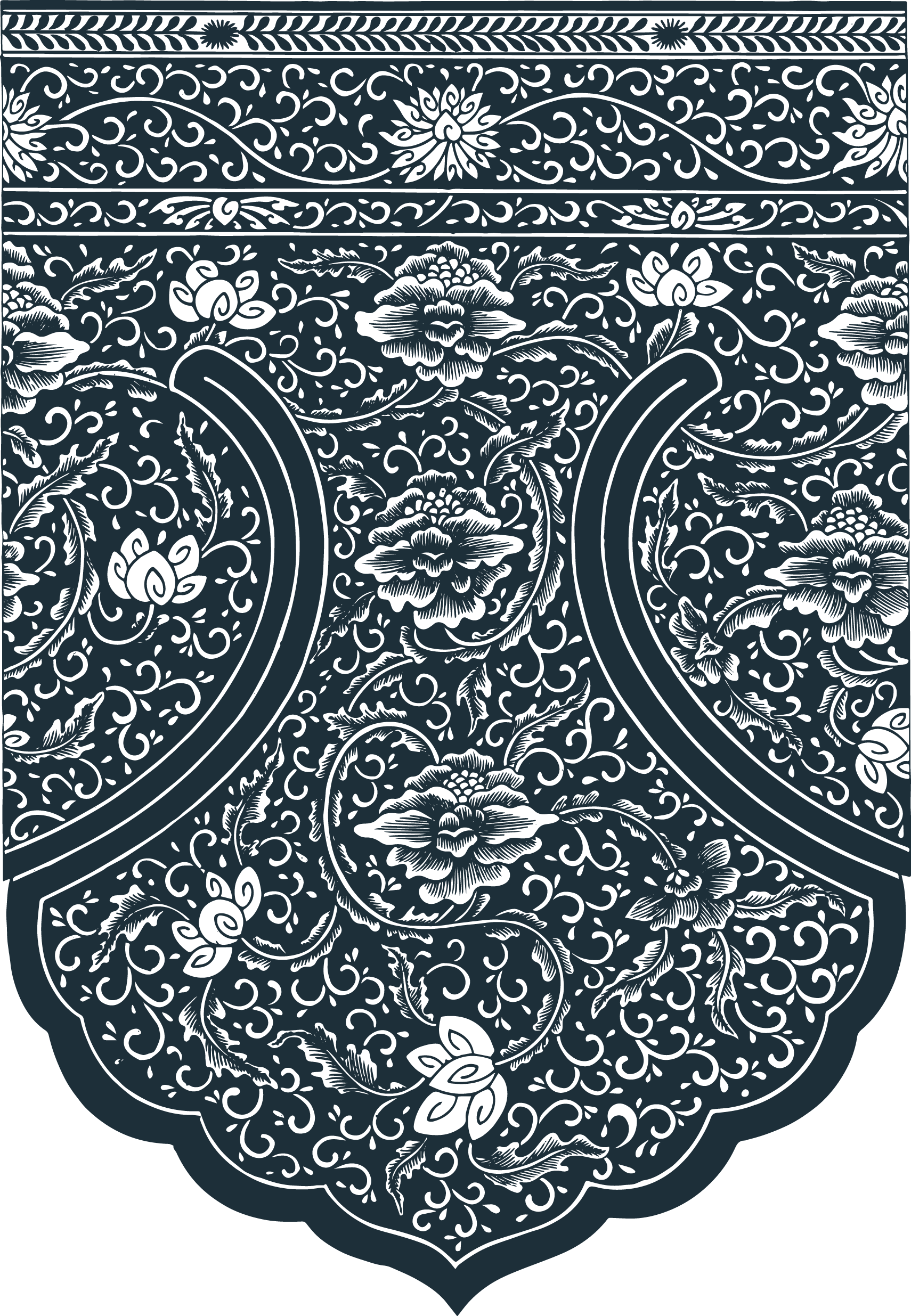 Jpeg Download - Examples Of Decorative Arts Textile (1710x2471), Png Download