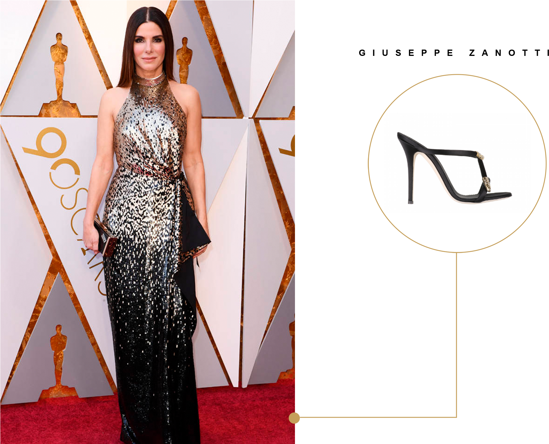 Zoey Deutch - Oscar 2018 Sandra Bullock (2145x1548), Png Download