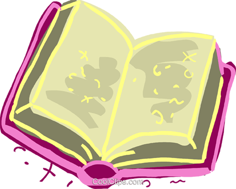 Libro Abierto Libres De Derechos Ilustraciones De Vectores (480x385), Png Download