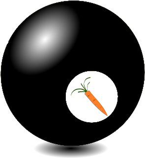 How To Set Use Bola 8 Zanahoria Icon Png - Portable Network Graphics (636x900), Png Download