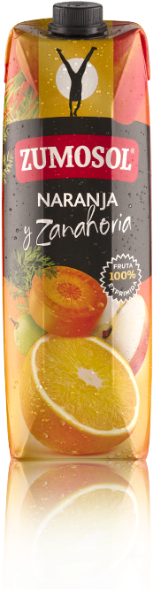 Zumosol Zumo De Naranja,manzana,uva Y Zanahoria (620x680), Png Download