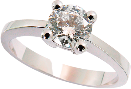 The Royal Diamond 4 Seven Diamonds - Anillo De Compromiso Png (438x333), Png Download