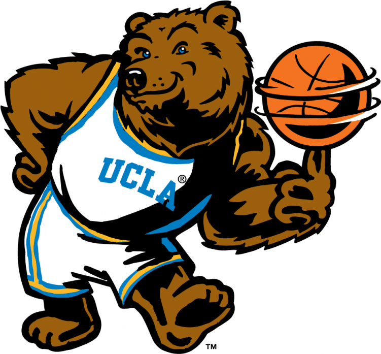 Ucla Bruins Iron Ons - Ucla Bruins Basketball Logo (750x930), Png Download