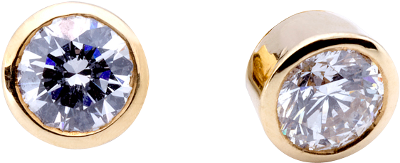 Colección De Pendientes Tipo Dormilona Realizados Con - Aretes De Diamantes Png (800x600), Png Download