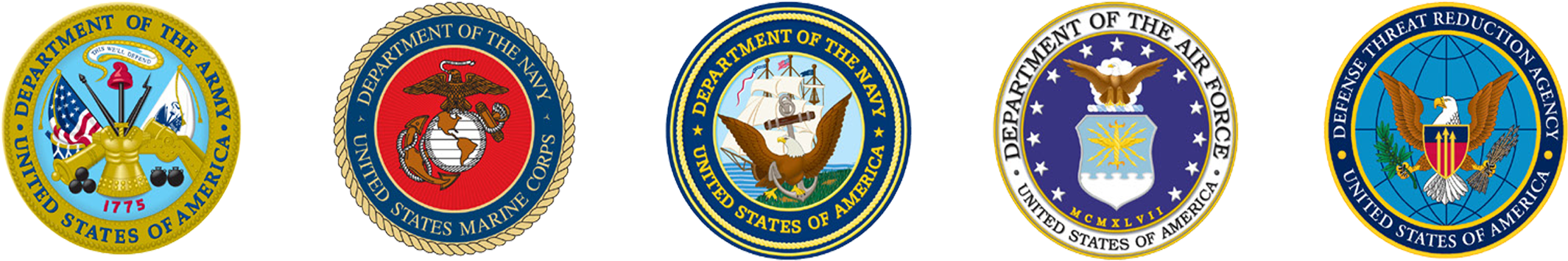 Seiwg - Seals Of The Military (2294x491), Png Download