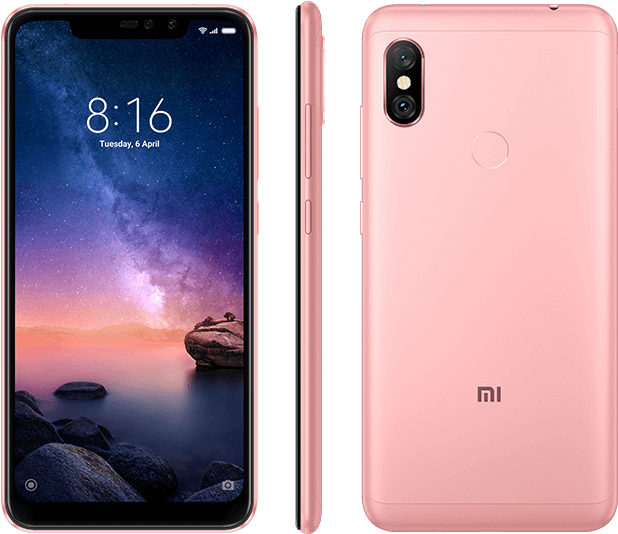 Azul - Xiaomi Redmi Note 6 Pro (639x533), Png Download