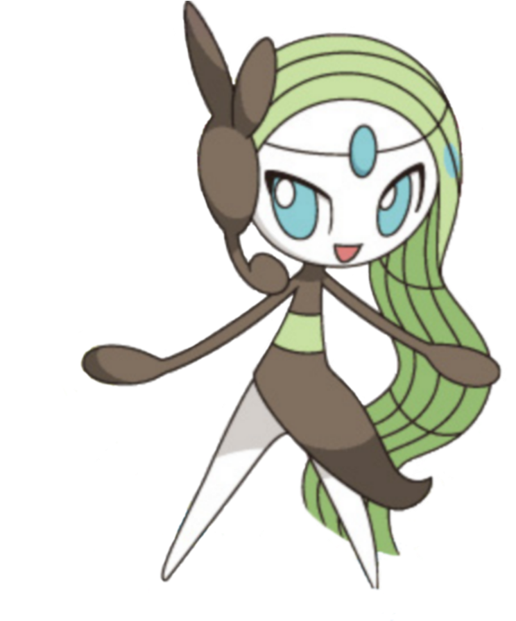 Meloetta - Pokemon Meloetta (894x894), Png Download