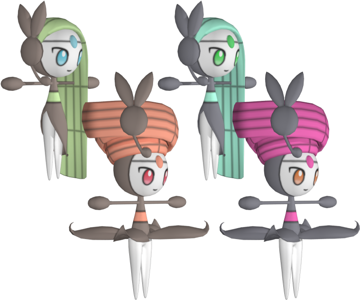 Download Zip Archive - Pokemon Meloetta (750x650), Png Download