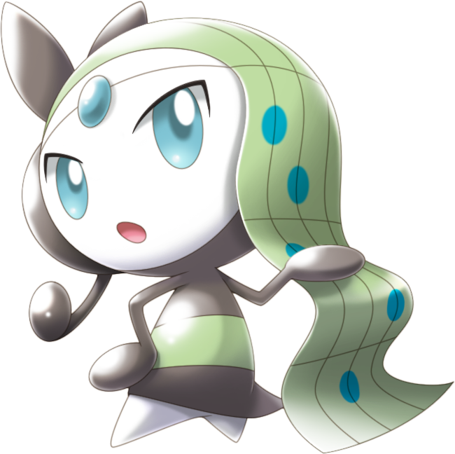 Meloetta Rumble U - Pokemon Rumble Meloetta (650x648), Png Download