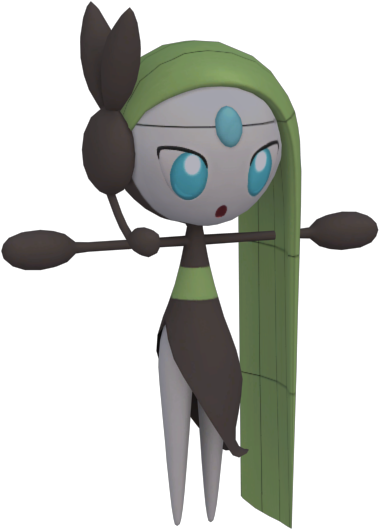 Download Zip Archive - Ssbu Meloetta (750x650), Png Download