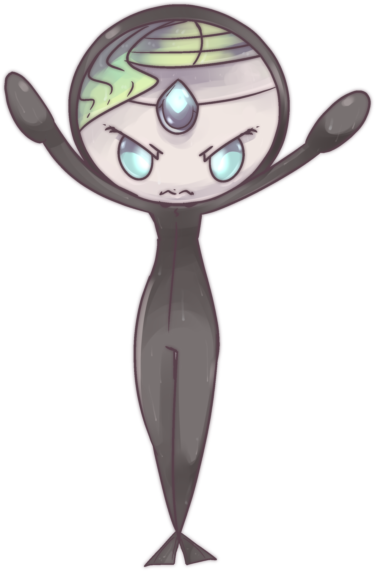 Annoyed Diver Meloetta Commission Want Some Png Meloetta - Illustration (1261x1920), Png Download