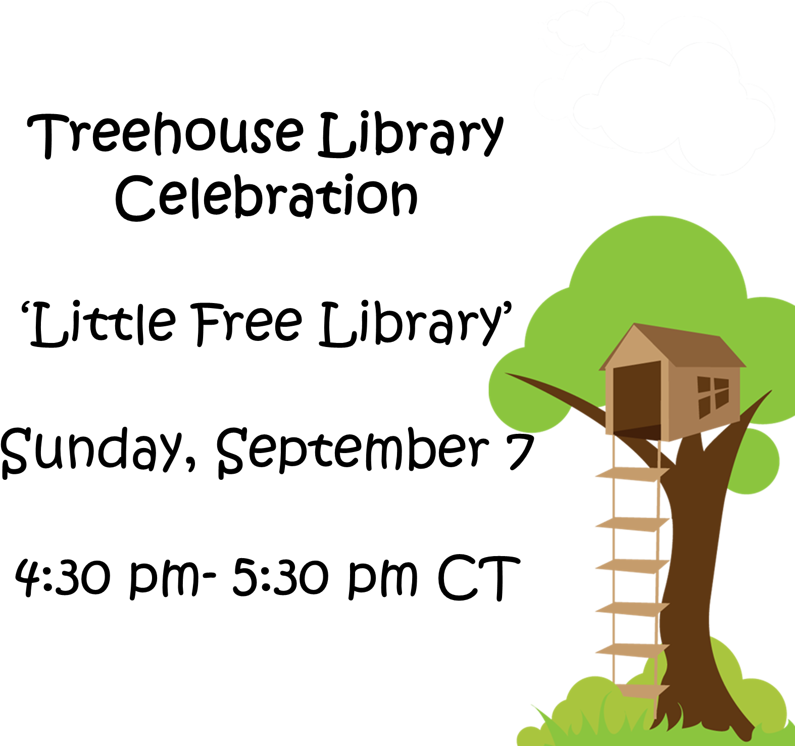 Climb Into The Treehouse And Read A Book Louise Kreher - Love (1676x1528), Png Download