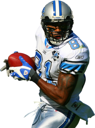 Calvin Johnson Detroit Lions - Madden 18 Cover Vote (313x420), Png Download