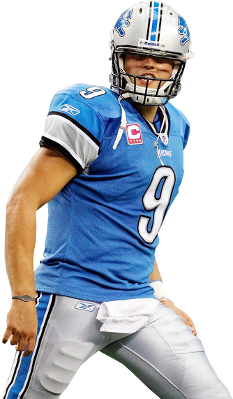 Calvin Johnson Png For Kids - Matt Stafford Png (449x594), Png Download