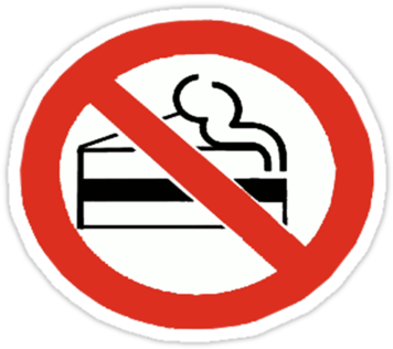 ¿sin Torta - Letrero Apaga Tu Cigarro (375x360), Png Download