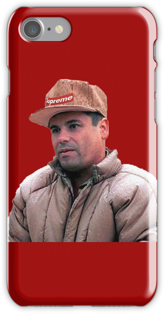 Supreme El Chapo Iphone 7 Snap Case - Chapo Guzman (750x1000), Png Download