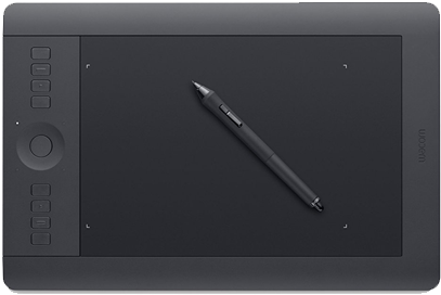 Wacom Intuos Pro - Wacom Intuos Pro Medium (536x479), Png Download