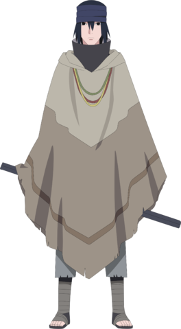 Uchiha Sasuke Part Ii 5 Poncho Full - Sasuke The Last Sword (264x479), Png Download