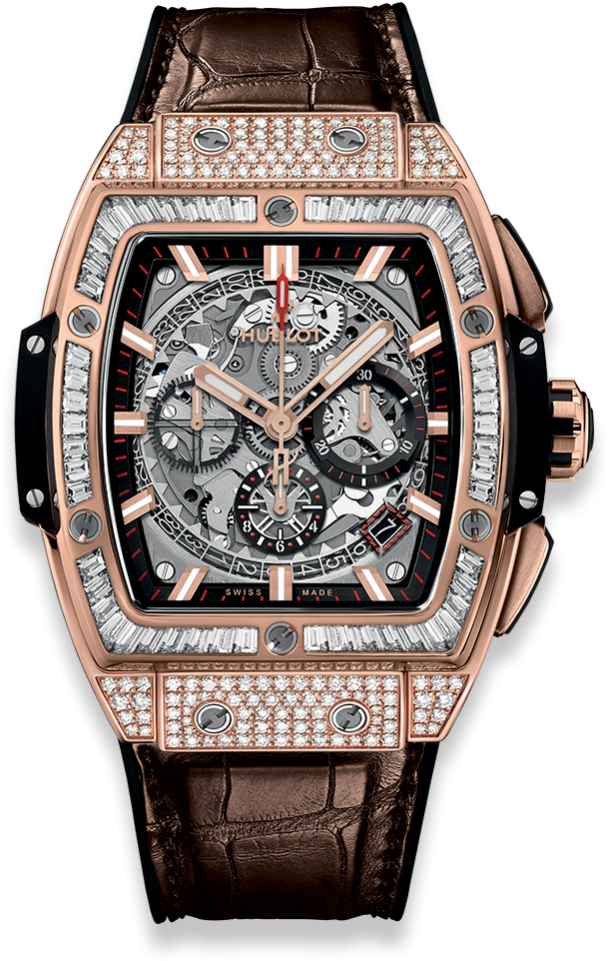 Spirit Of Big Bang King Gold Jewellery - Hublot Spirit Of Big Bang King Gold (1000x1000), Png Download