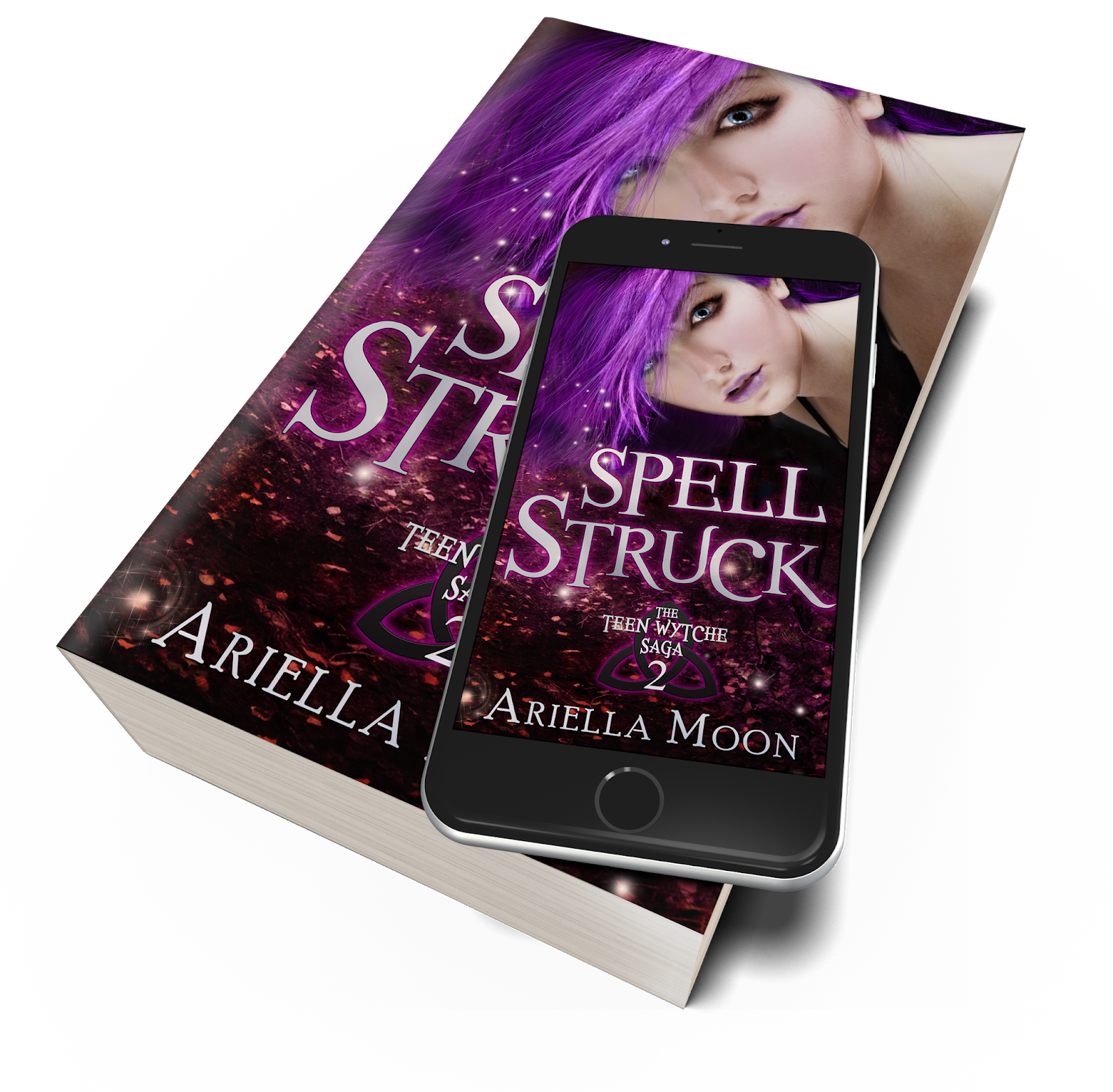 Spell Struck; Paperback; Author - Ariella Moon (1600x1571), Png Download