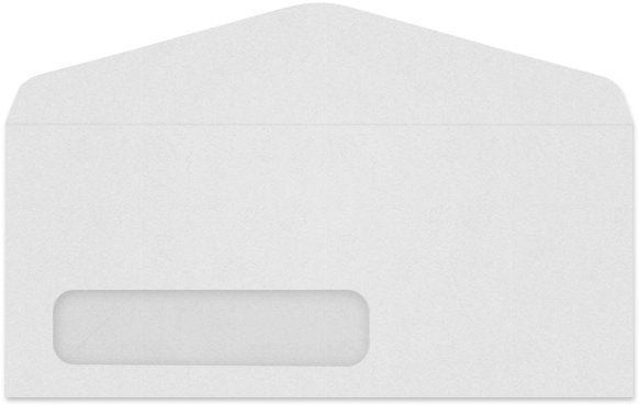 Laser Safe Fiber-added Window Envelopes Front - Window Envelope (600x384), Png Download