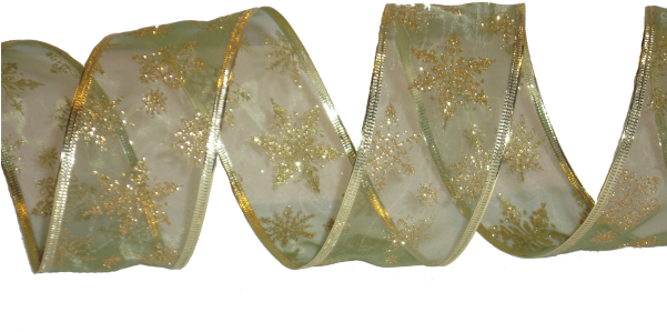 Cinta Alambrada Escarchada Con Dorado - Earrings (600x338), Png Download