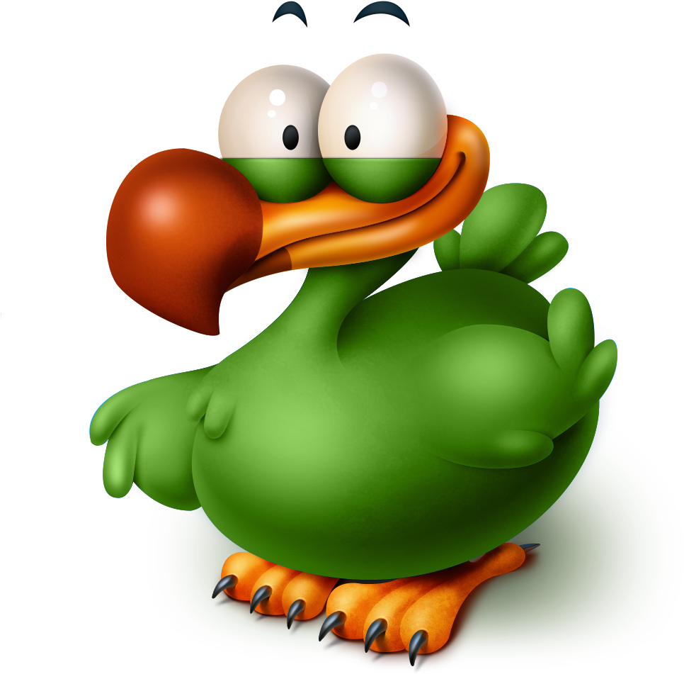 The Extinct Flightless Adium Bird Icon - Purple Dodo Bird (1024x1024), Png Download