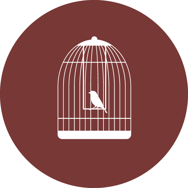 Knox Caged Bird Icon - Steel (625x625), Png Download