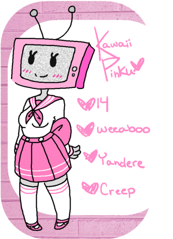 Tawog Oc Kawaii Pinku By Cosmiccrayons-dafgswg - The Amazing World Of Gumball (426x479), Png Download