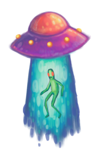 Ovni Tumblr Png - Ufo Png (500x667), Png Download