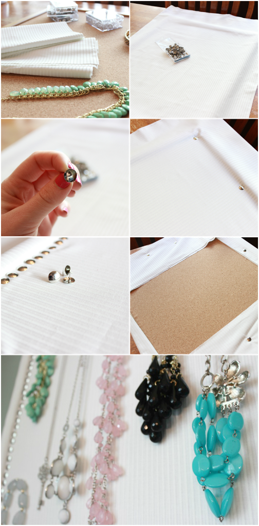 1- Place Your Fabric Over Your Cork Board And Make - Bead (504x1024), Png Download