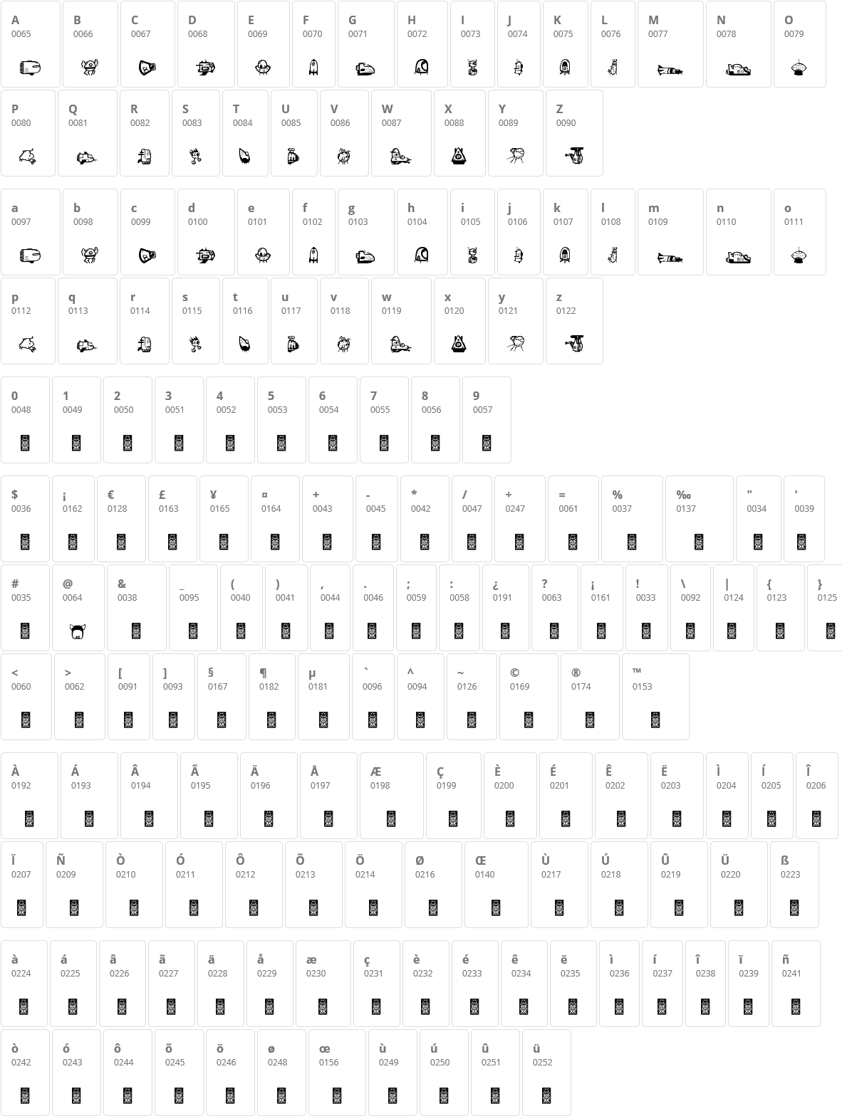 Ovni Character Map - Character Map (1181x1600), Png Download