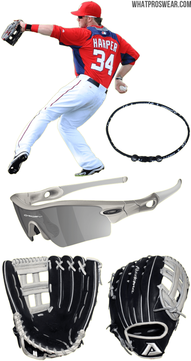 Bryce Harper Glove Model, Bryce Harper Sunglasses, - Bryce Harper Fielding Glove (638x1194), Png Download