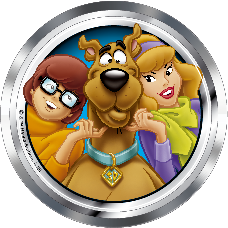 Scooby-doo Velma Scooby Daphne Premium 3d Chrome Fan - Scooby-doo Annual 2017 [book] (482x482), Png Download