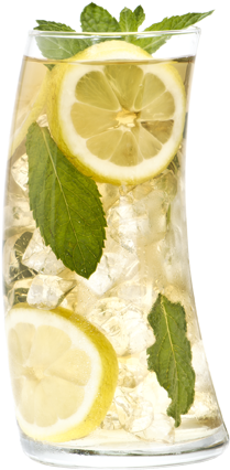 Recipe - Monin Lemon & Mint (425x639), Png Download